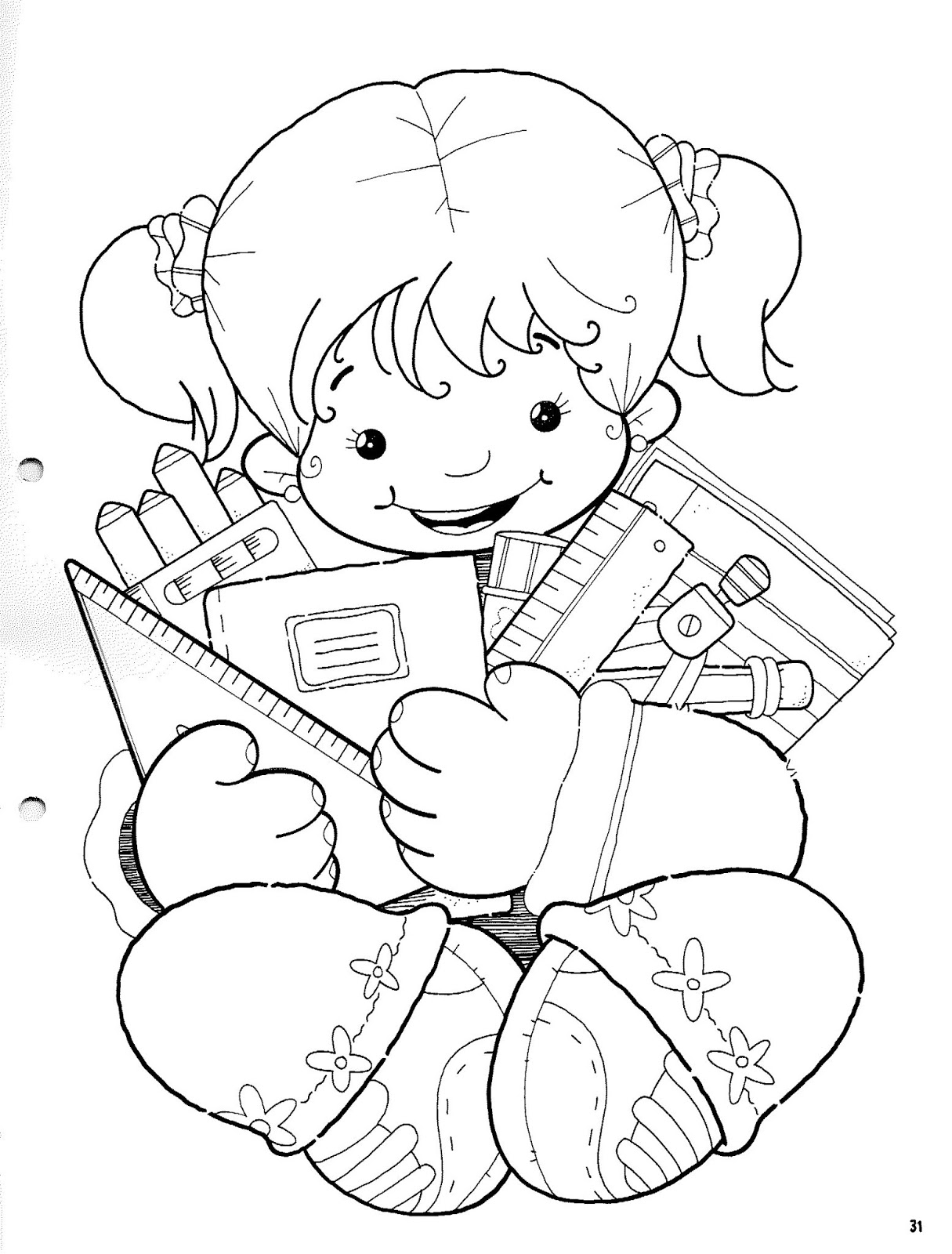 Раскраски для школьников